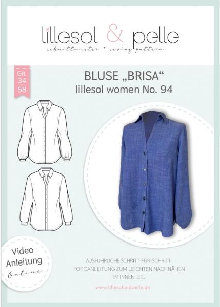 Papierschnittmuster Bluse "Brisa",  lillesol women No. 94